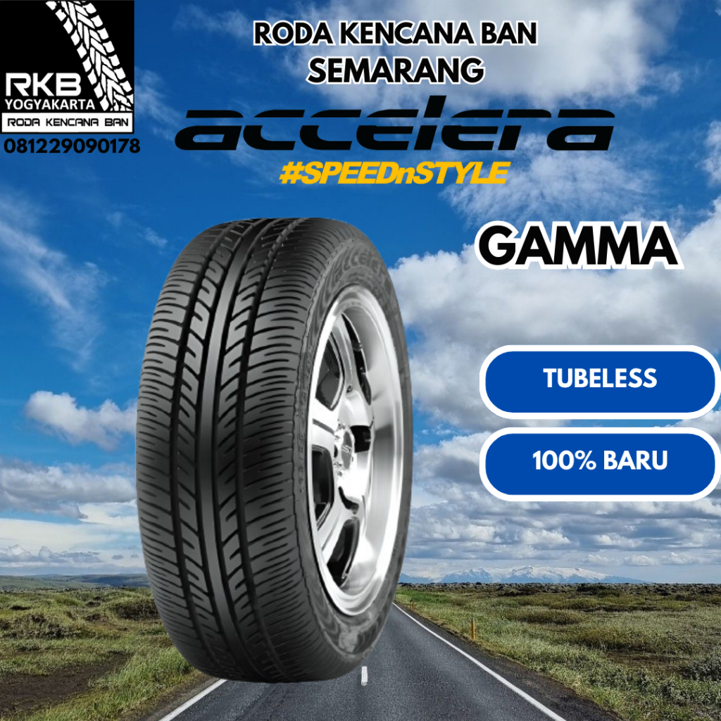 165 65 R13 - Ban Mobil Merek Accelera 165/65 R13 Gamma