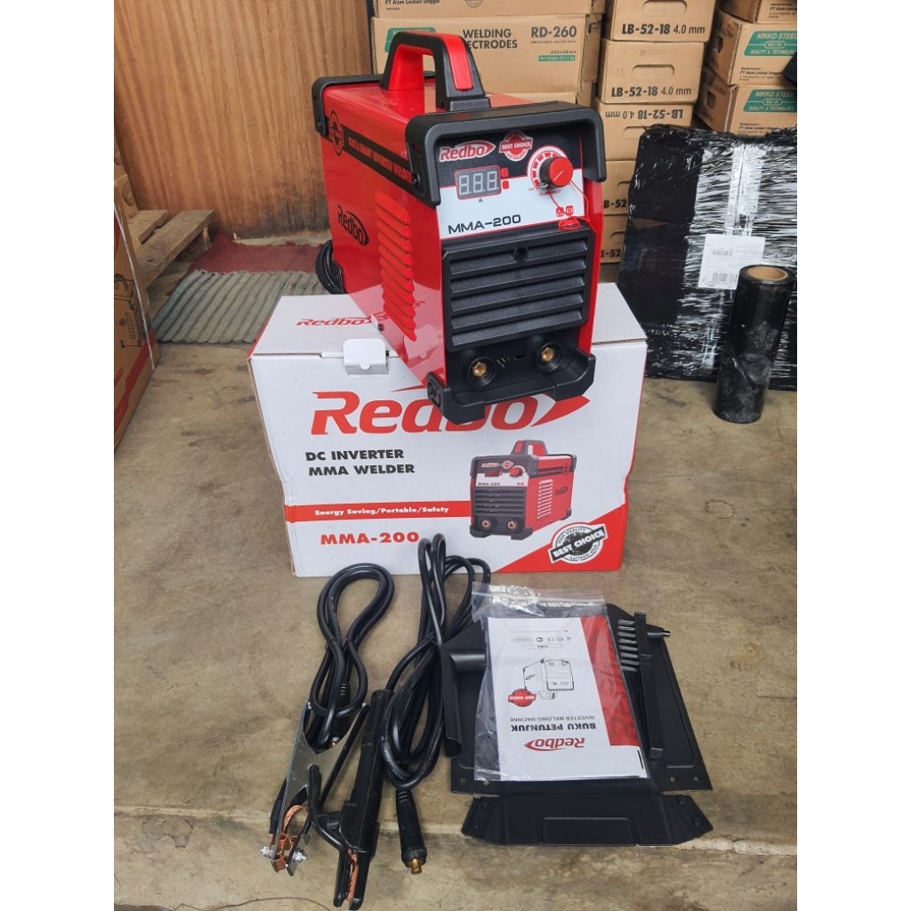 Mesin Las Listrik Travo Las Inverter Las REDBO MMA 200A