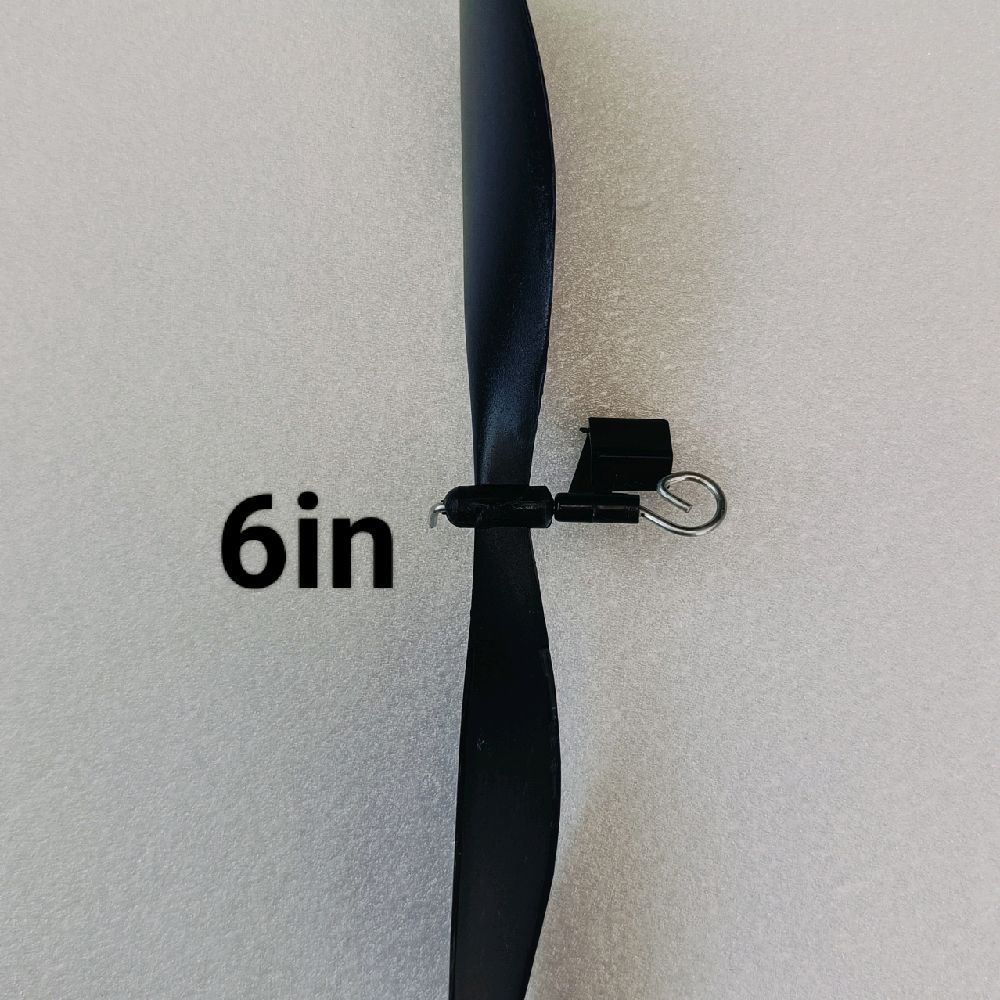 Propeller Rubber Power 6in pesawat Tenaga karet Fai tan balsa strip band plastik
