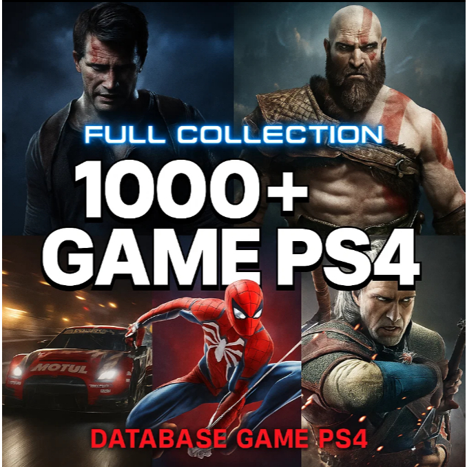 1000+ Game PS4 Lengkap HEN/CFW | Full Collection, Siap Main di PS4 & PC