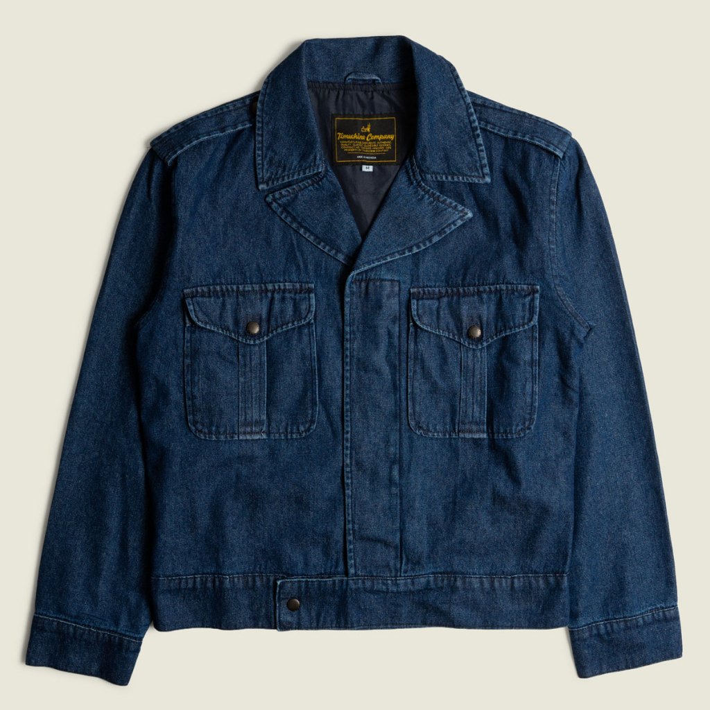 Harold Battle Dress Jacket - 8.5oz Deep Indigo Medium Wash