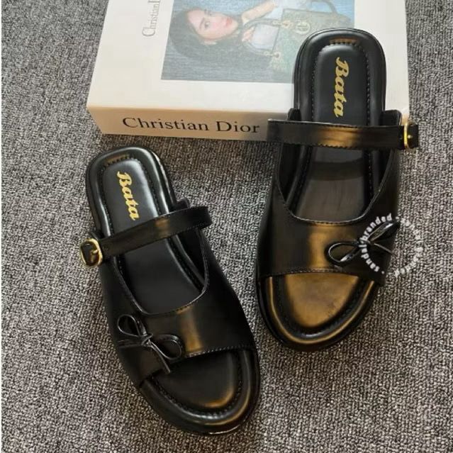 Bata Sandal Wanita Wedges Trending Platform Shoes Sandal Kekinian