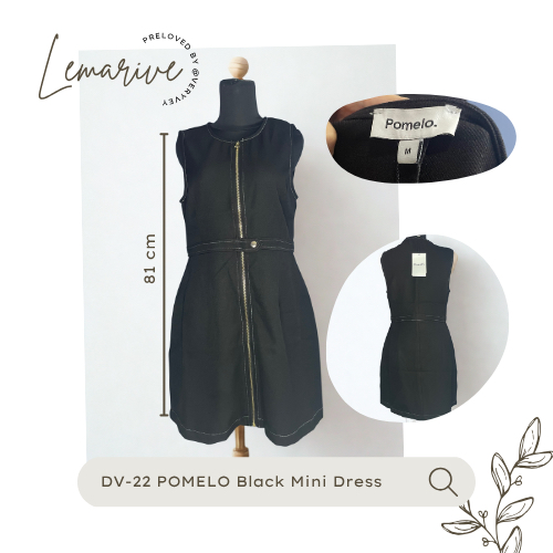 [NEW] POMELO Black Mini Dress