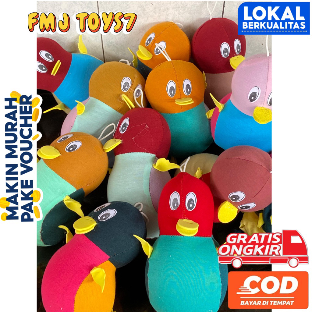 100pcs BONEK BALON BEBEK KOKEK TIUP BALON PROMO HARGA TERMURAH KUALITAS TERBAIK MAINAN KOKEK ANAK