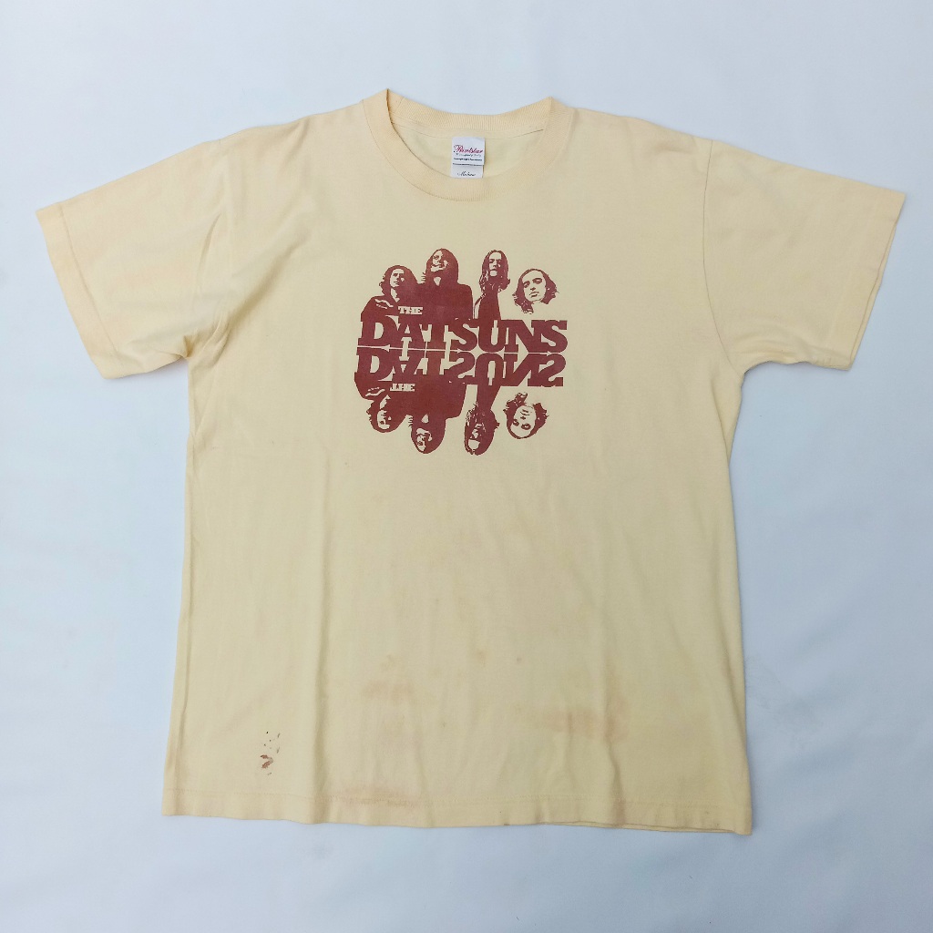 Kaos Printstar The Datsuns – Band T-Shirt Vintage Krem | Kaos Musik Rock Klasik Unisex