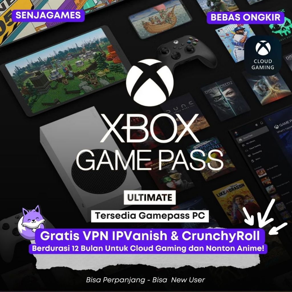 XBOX Gamepass / Game Pass Ultimate & Game Pass PC Original Microsoft