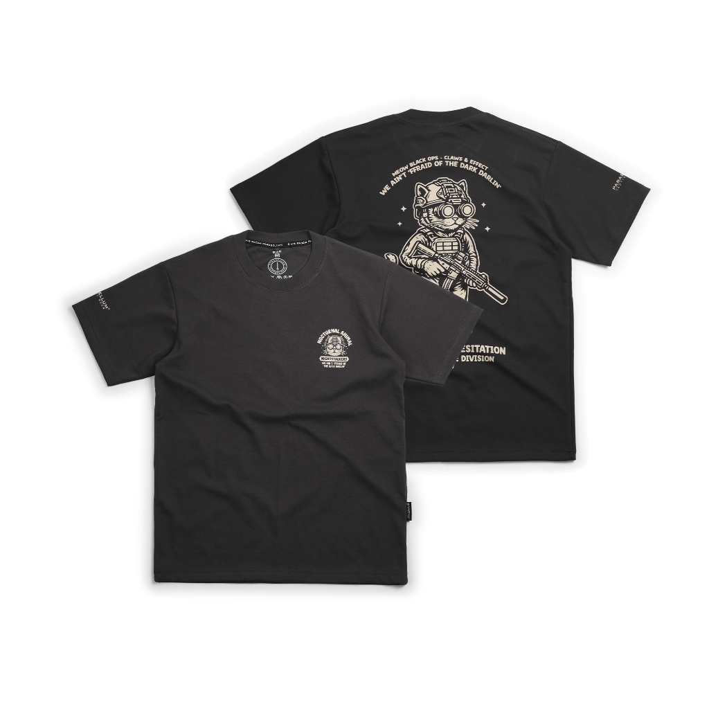 T-Shirt Parabellum Nocturnal Cat