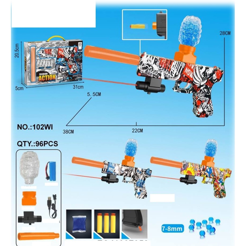 Defender Mainan Anak WGG WGB  Water Gell Blaster Elektrik