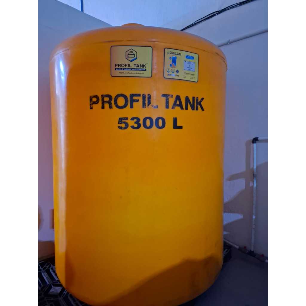 Tandon Air / Tangki Air / Toren Air Murah PROFIL TANK Ukuran 5300 Liter Bekas Bagus