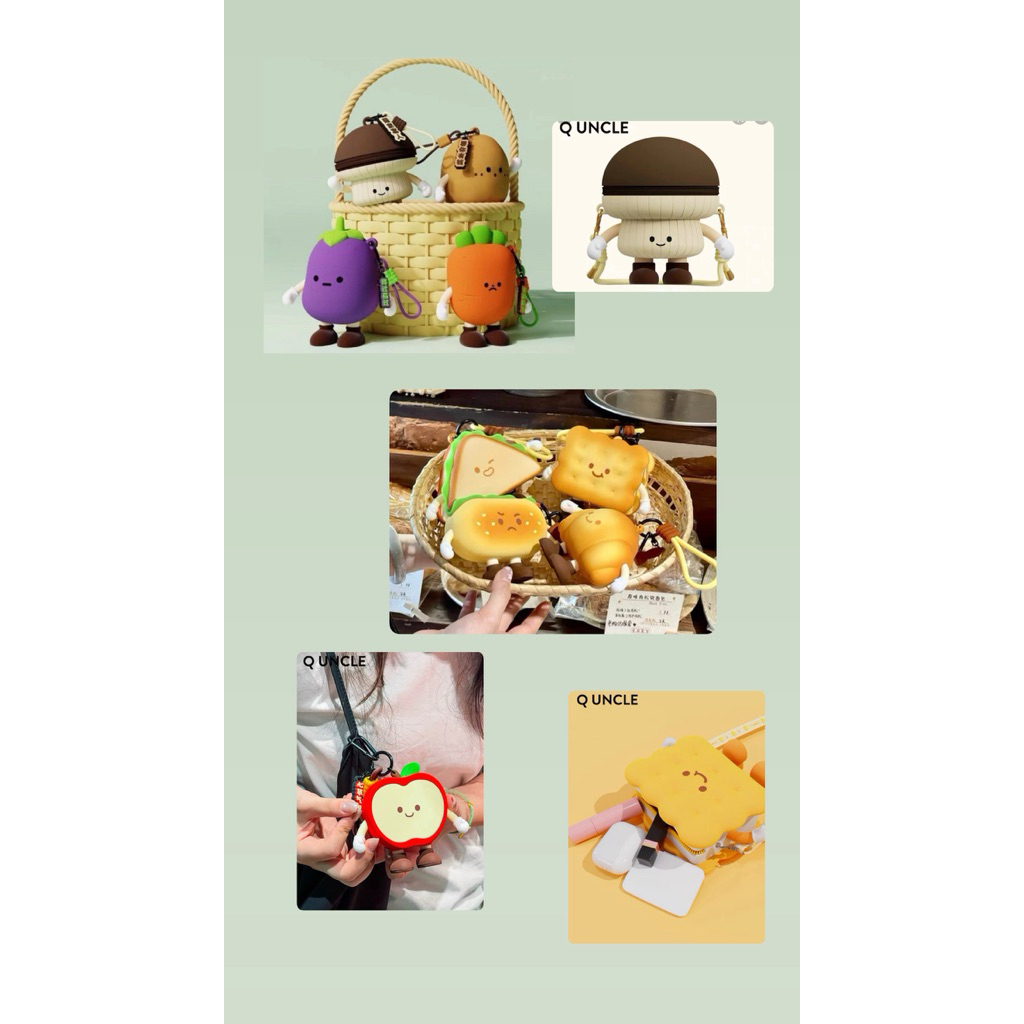 Fashion Q uncle vegan, animal flower, bakery