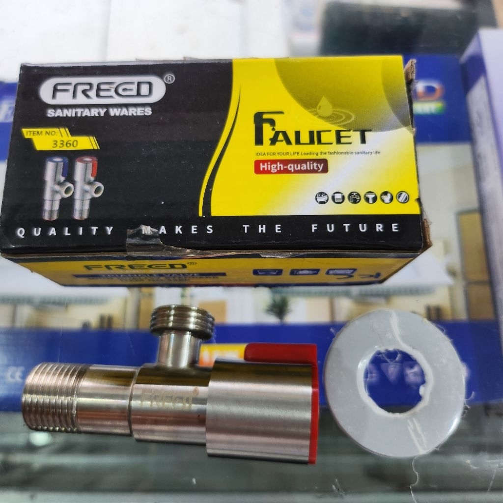 Keran L drat sambungan Keran + Shower / Jet Shower