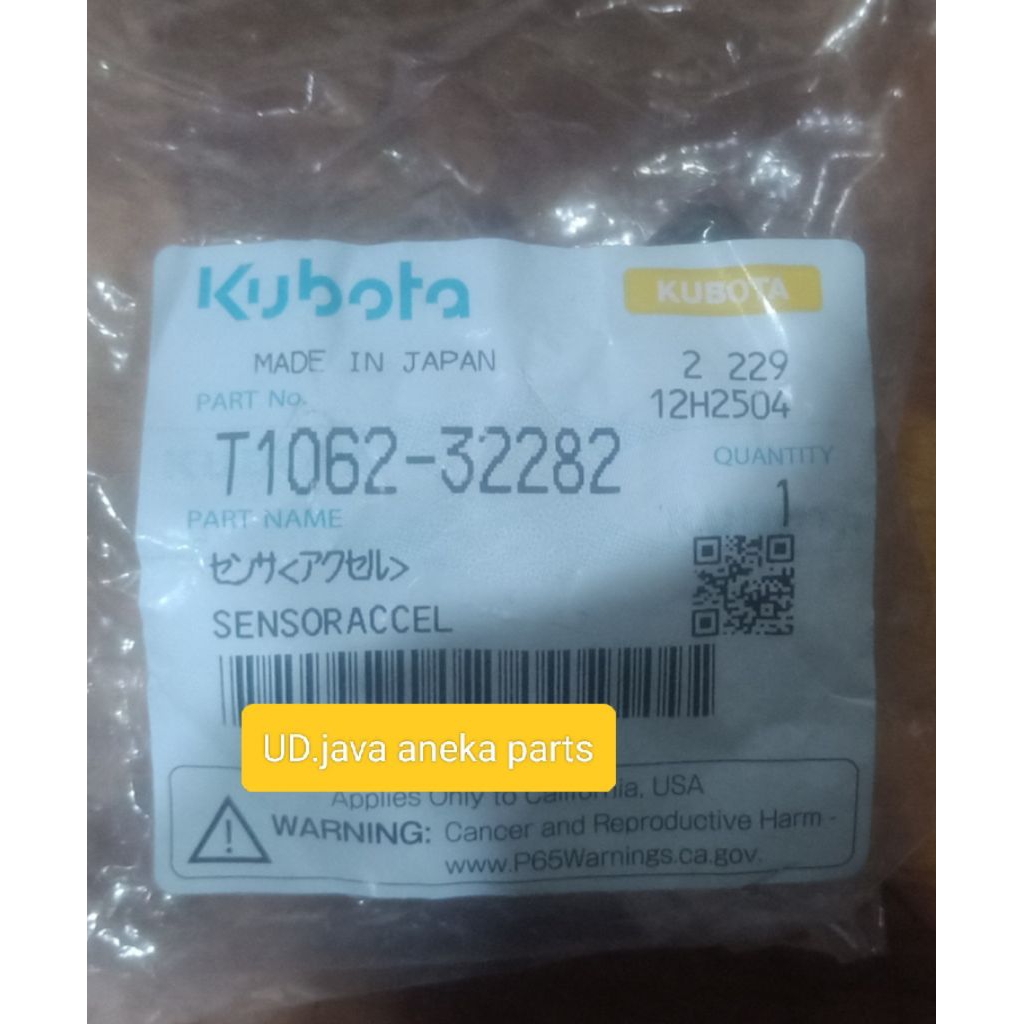 sensor accel kubota U-50 excavator mini #T1062-32282
