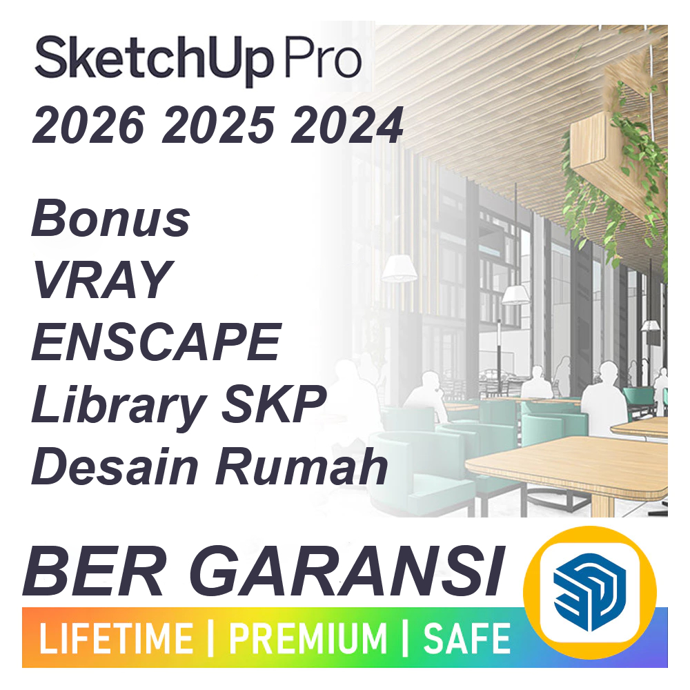 Sketchup 2026 2025 + Vray Enscape Full Version Win Mac