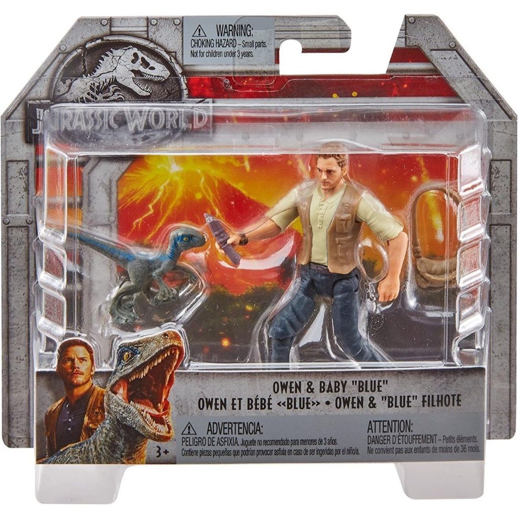 JURASSIC WORLD BASIC FIGURE Owen & Baby "Blue"