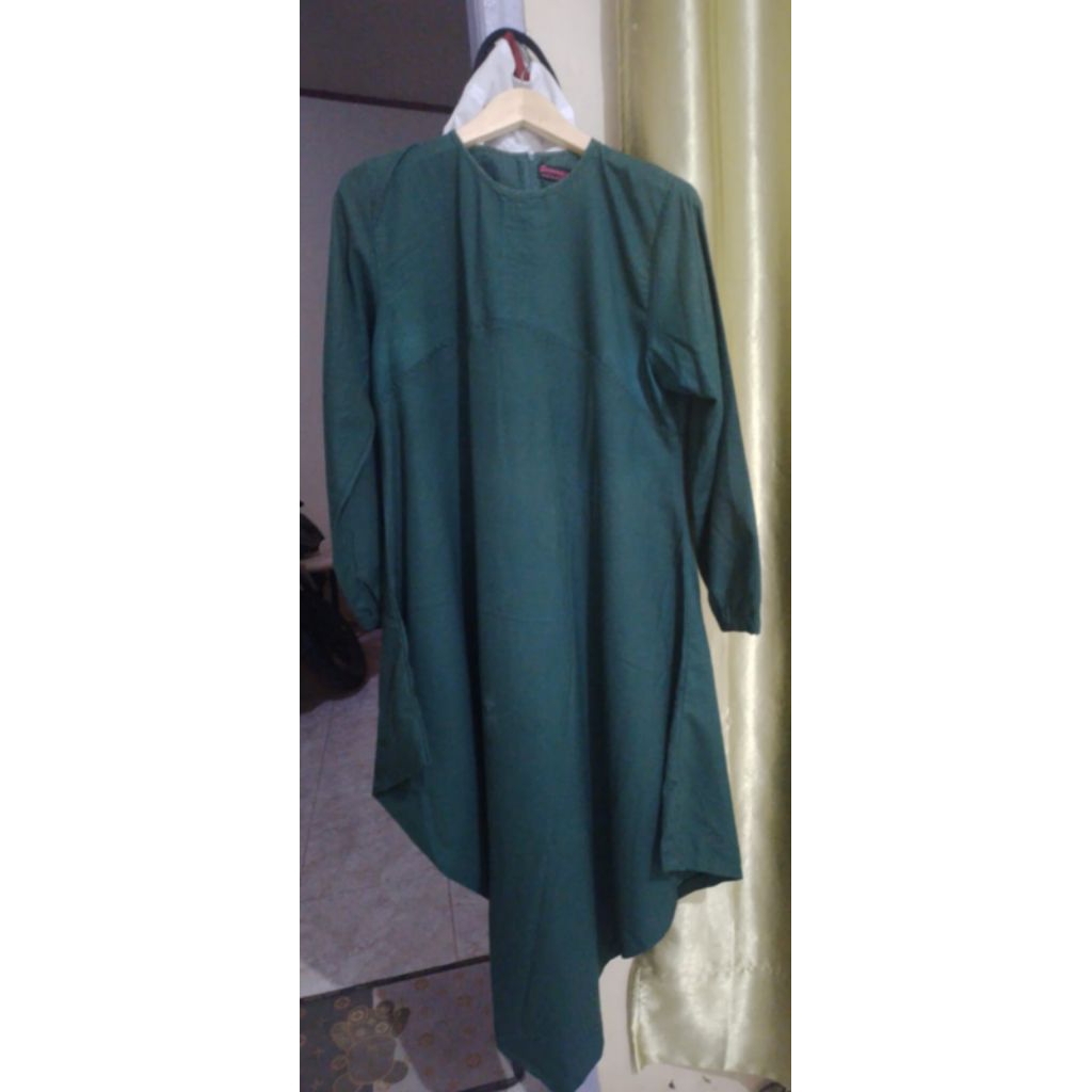 [ PRELOVE ] TUNIK WARNA HIJAU BOTOL | ALL SIZE