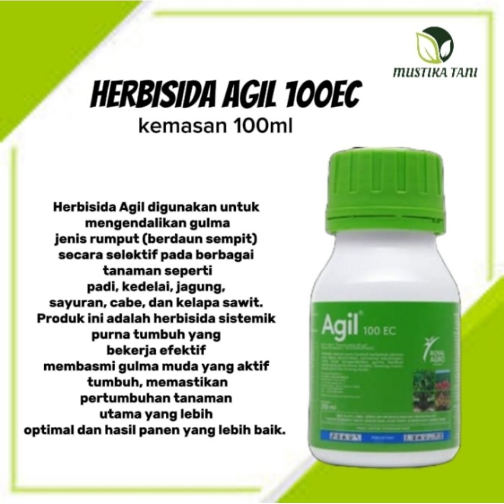 agil 100ec herbisida kemasan 100ml/herbisida agil 100EC 100ML super