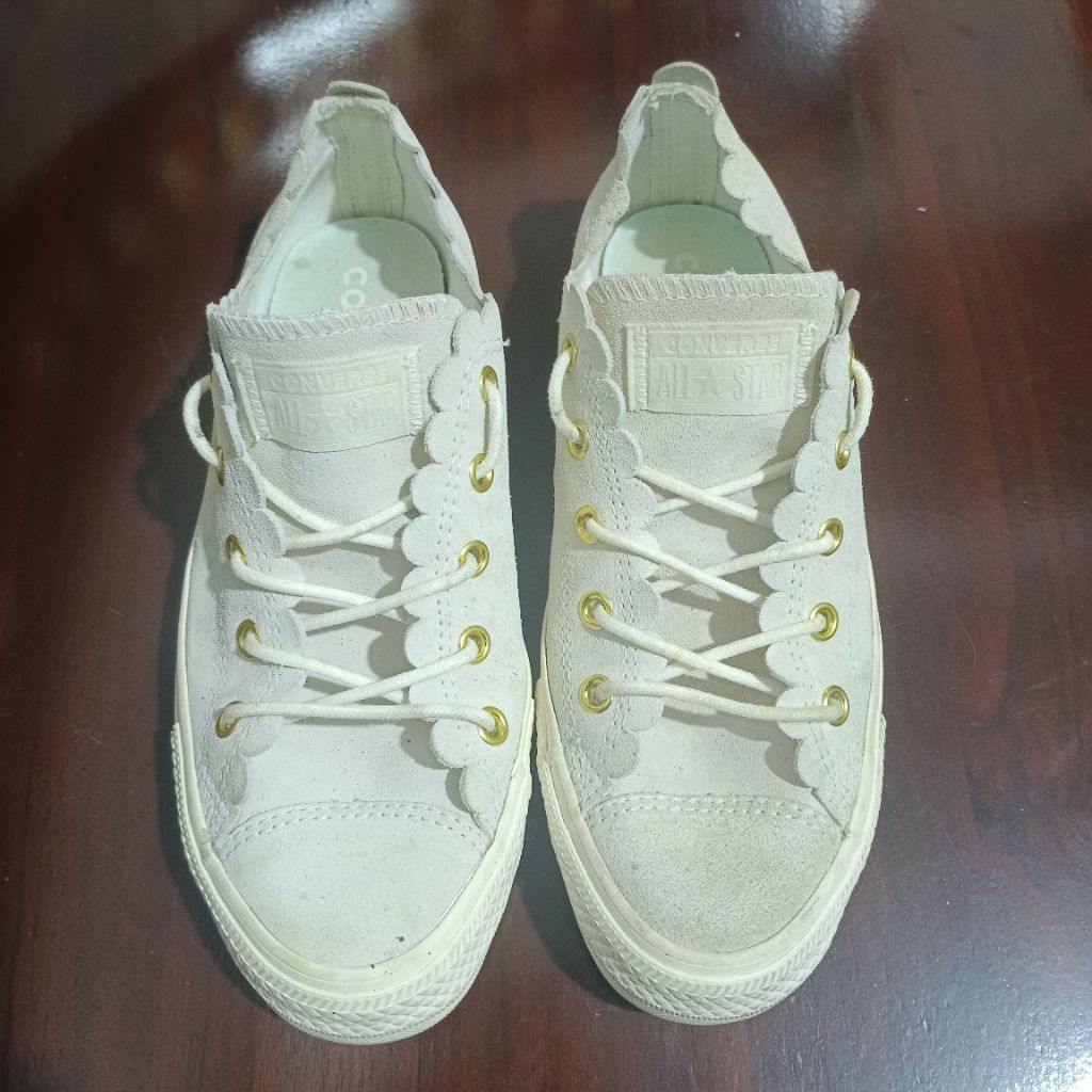 sepatu converse kulit asli preloved