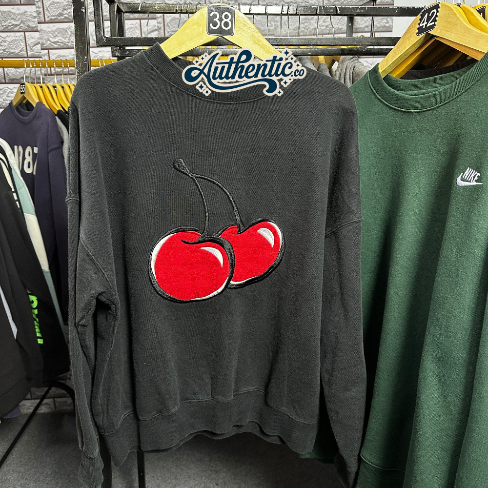 Kirsh - Crewneck & Sweatshirt (Black) Red Cherry