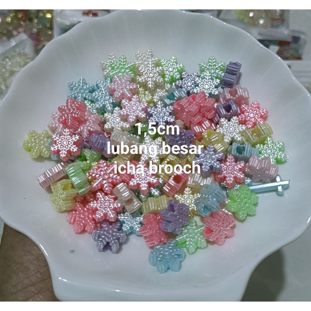 mute manik bunga mutiara ecer 50gram(a)