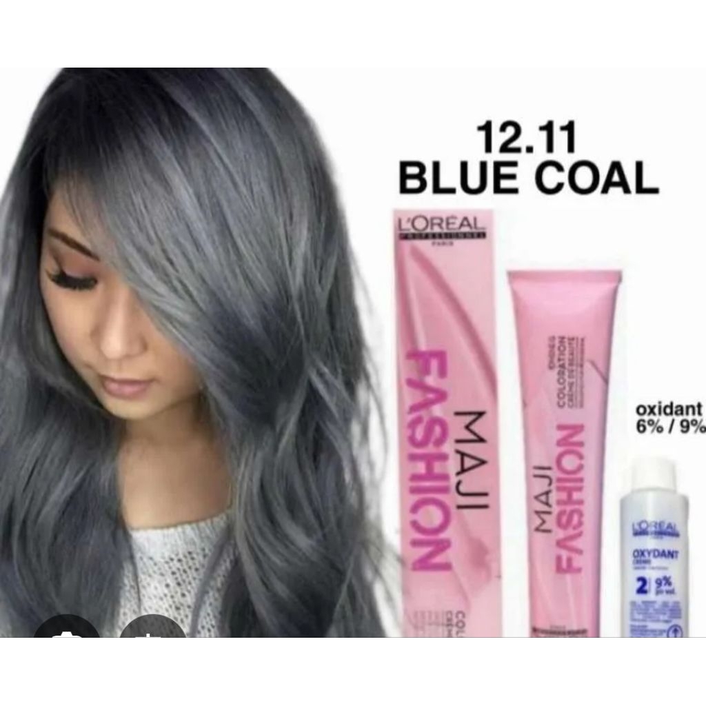 pewarna rambut loreal maji fashion p 12.11 + oxydan cat rambut loreal