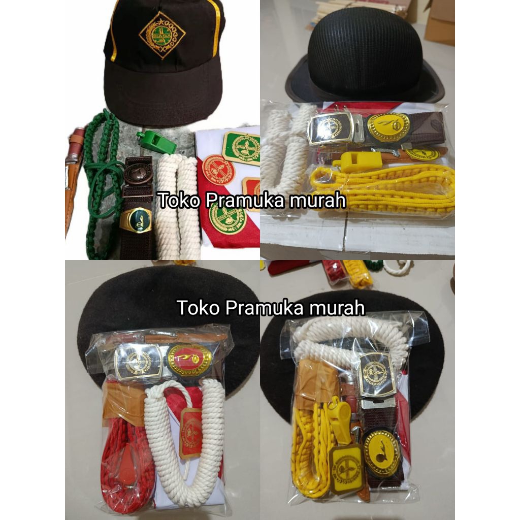 Paket Alat Pramuka Lengkap Siaga Penggalang Penegak / Set Pramuka Putra Putri  / Set Pramuka Lengkap