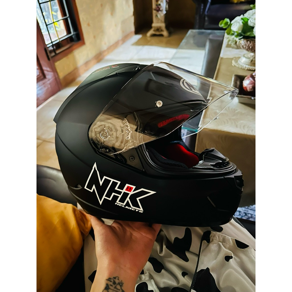Helm Full Face NHK Black Doff