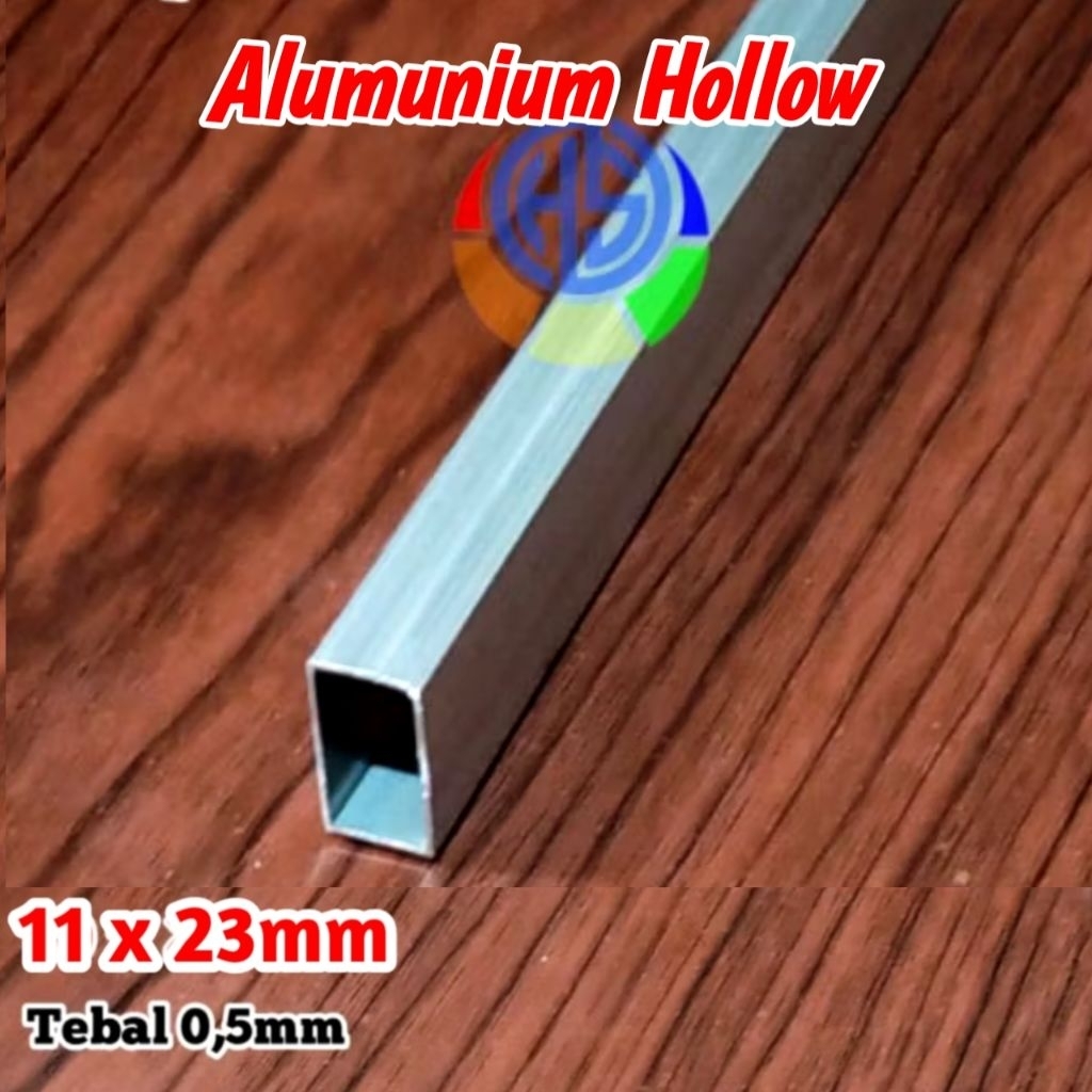 Hollow 11 x 23mm Alumunium