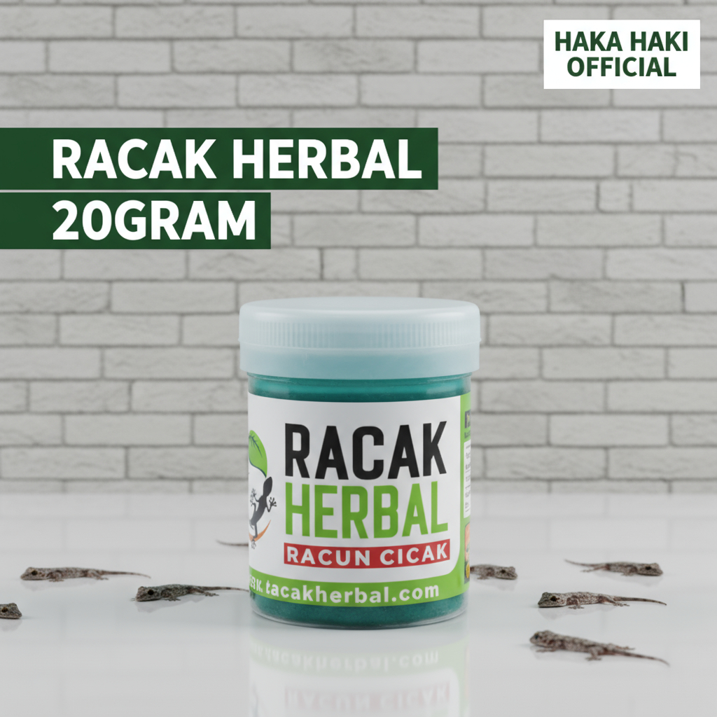 RACAK HERBAL 20GRAM Racun Cicax Terampuh 20gram Grosir/ Racun Cicak CICAK Q Sekali Jilat Cicak Tewas