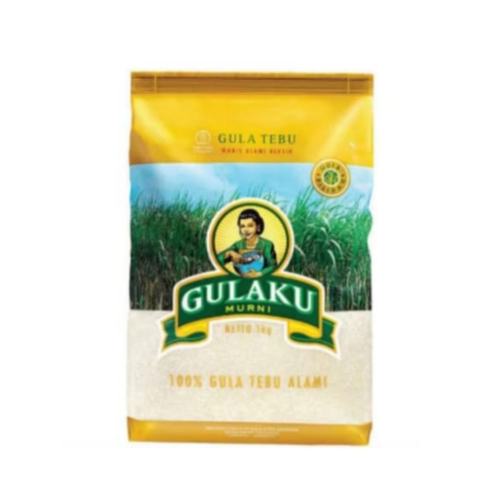 Gulaku Gula Pasir 1KG Kemasan Kuning Pouch