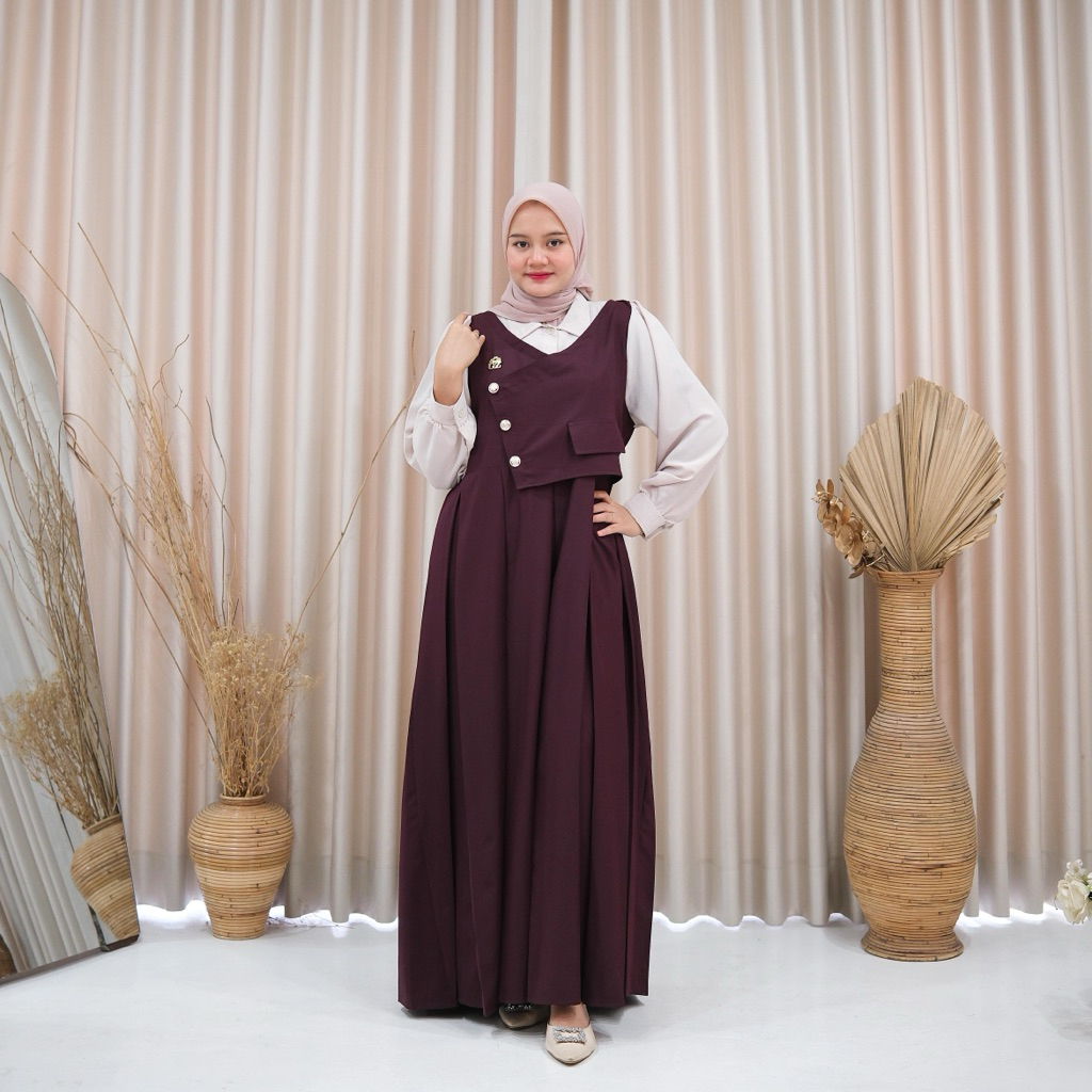 Gwenza - Salmaira Dress Casual - Muslim Wanita