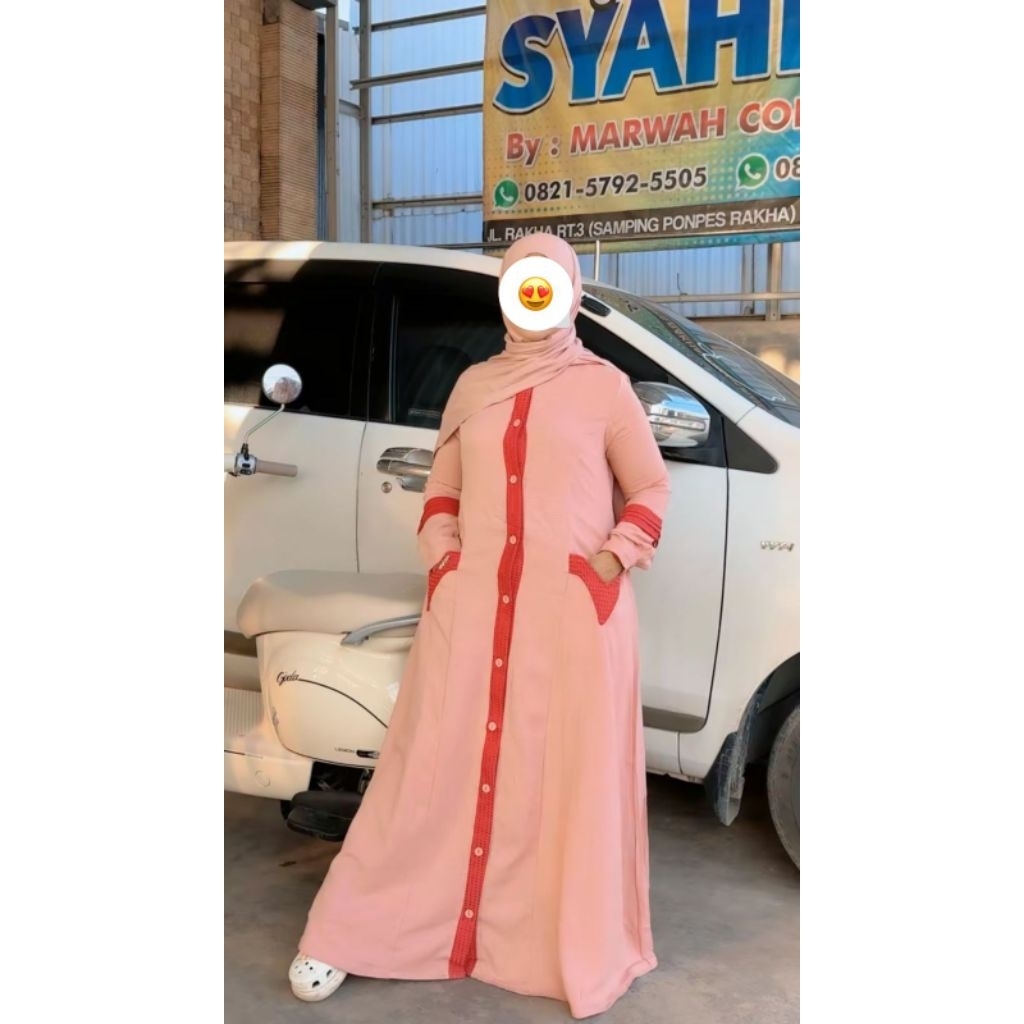 Gamis Shalu Nisabila Sale