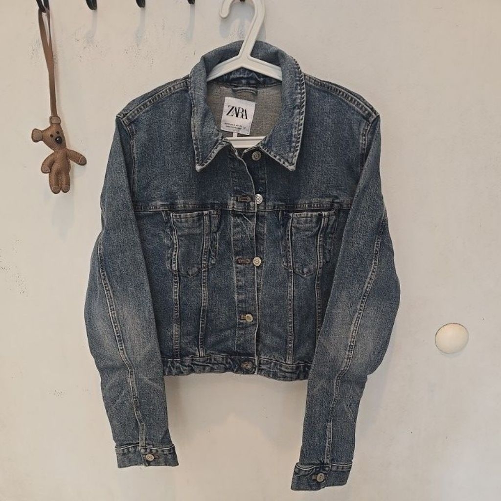 [preloved] jacket jeans zara