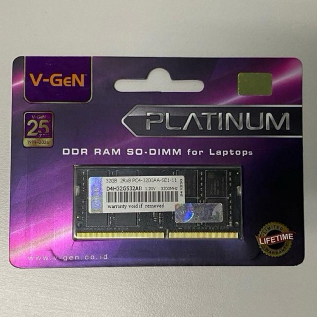 RAM DDR4 SODIMM 32 GB VGEN 3200MHZ