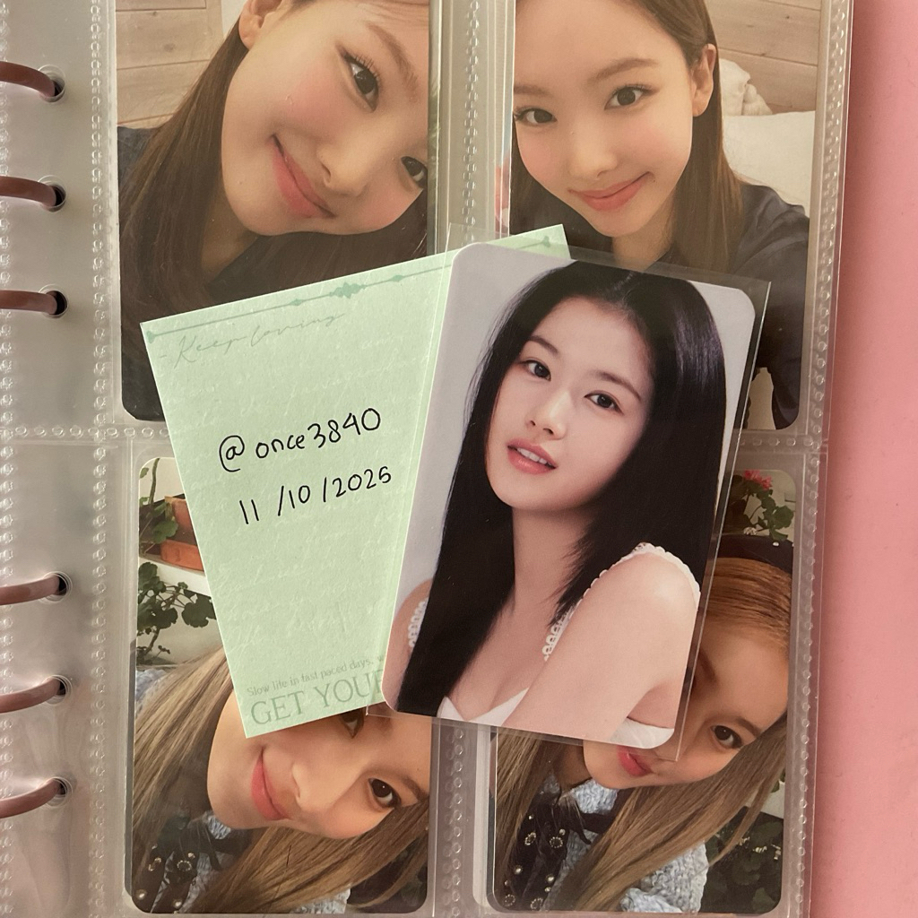 [Booked Photocard] Sana apieu @once3840