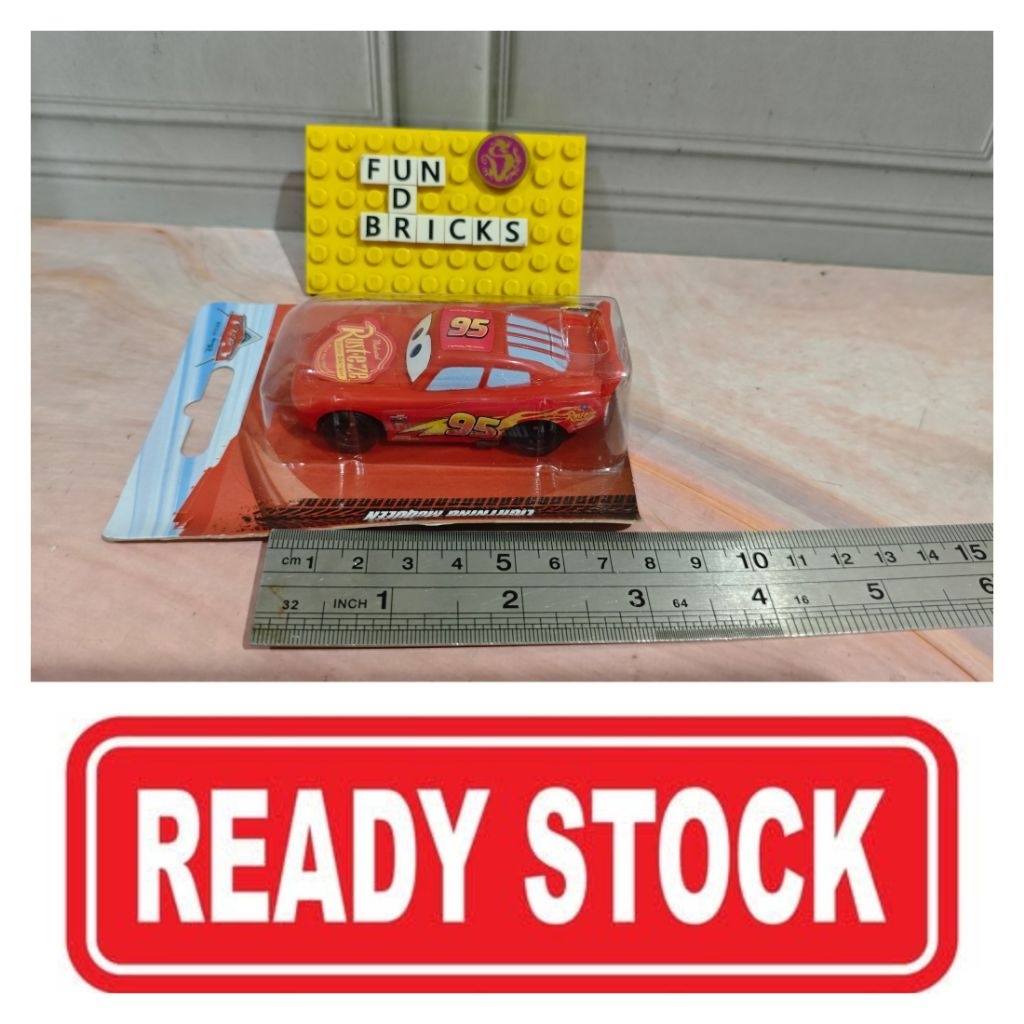 Mattel Cars Mcqueen Bahan Plastik Diecast