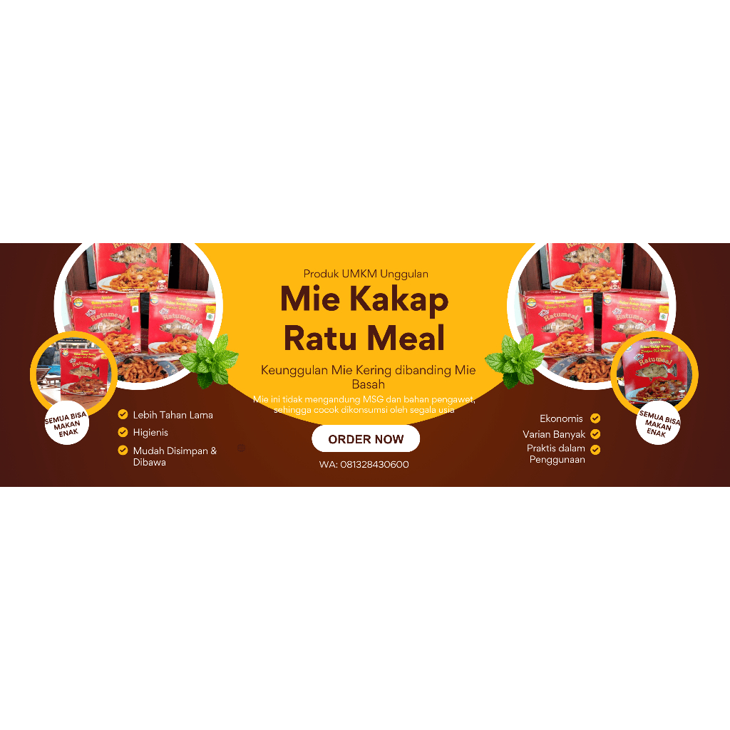 Mie Kakap Ratu Meal produk UMKM unggulan