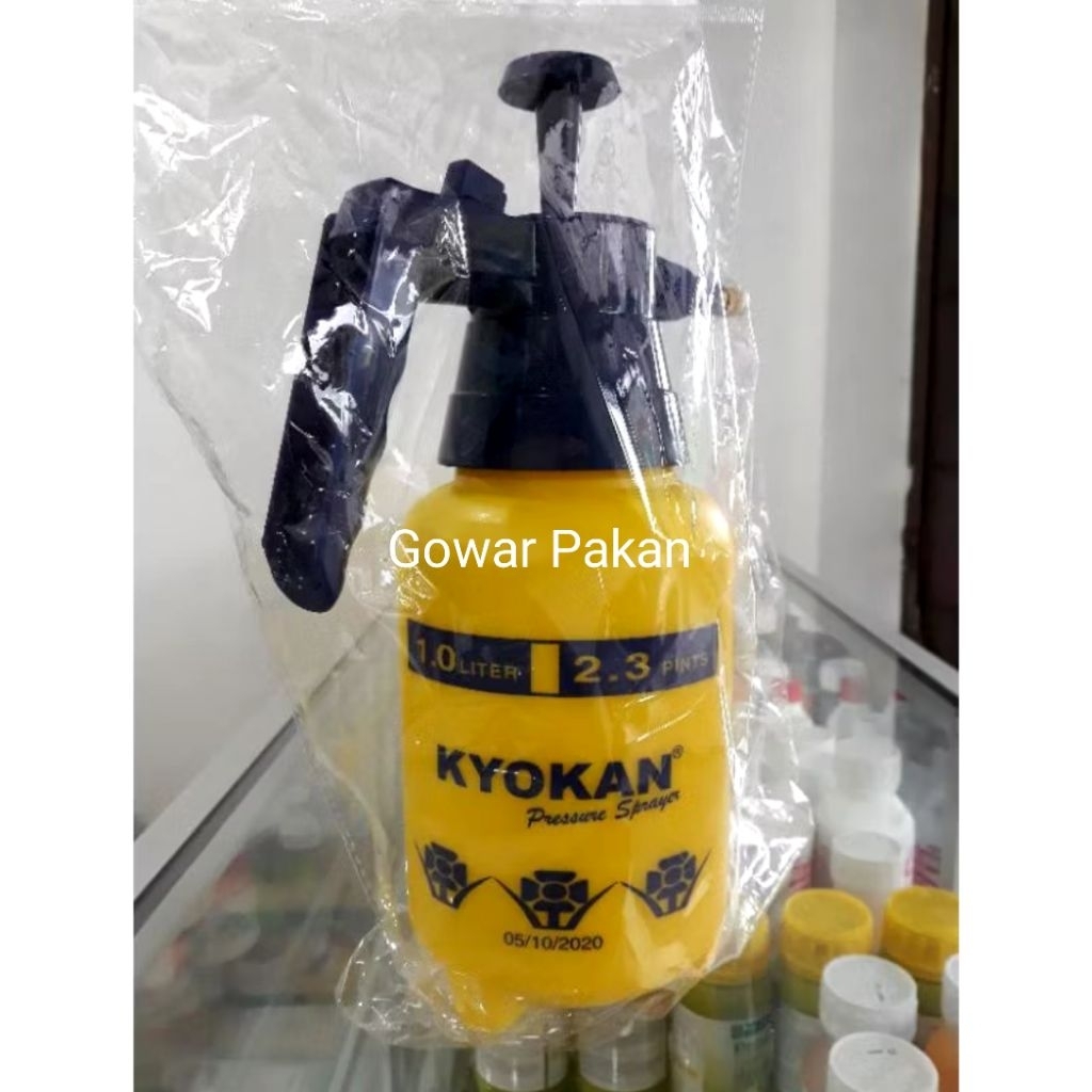 Pompa Semprotan Kyokan Jet Air Pressure 1 Liter dengan Nozzle Pengatur Semprotan - KYOKAN 1 LITER