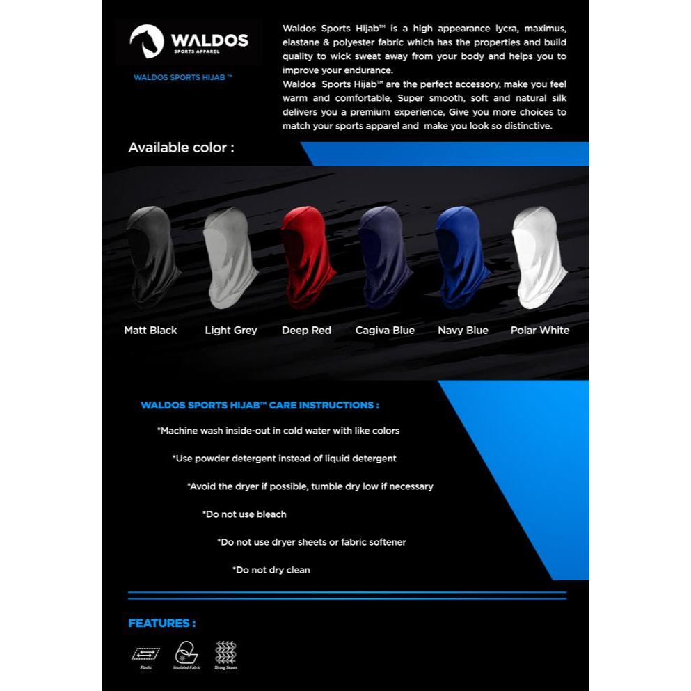 Exclusive Hijab Waldos Muslim Kerudung Jilbab Sports Olahraga