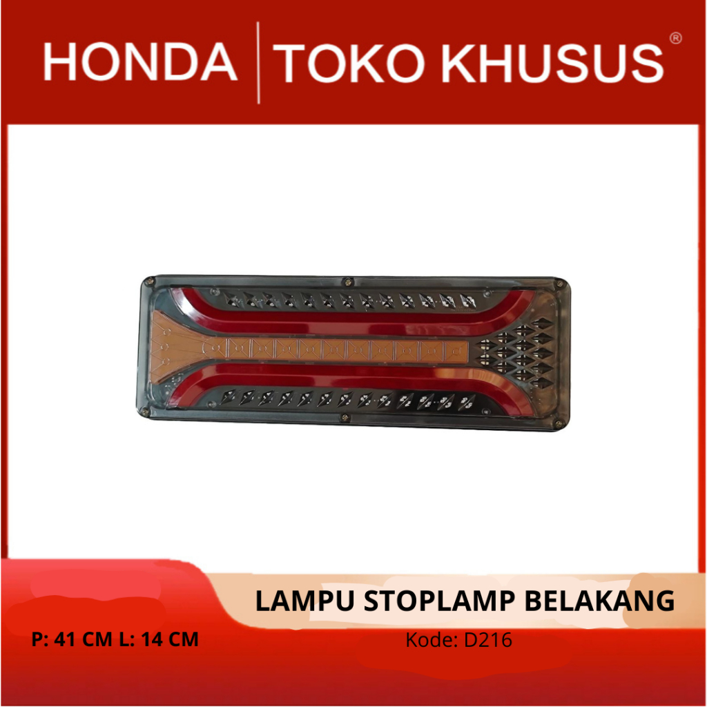 LAMPU BELAKANG VARIASI STOPLAMP SEIN RUNNING TRUK CANTER - D216