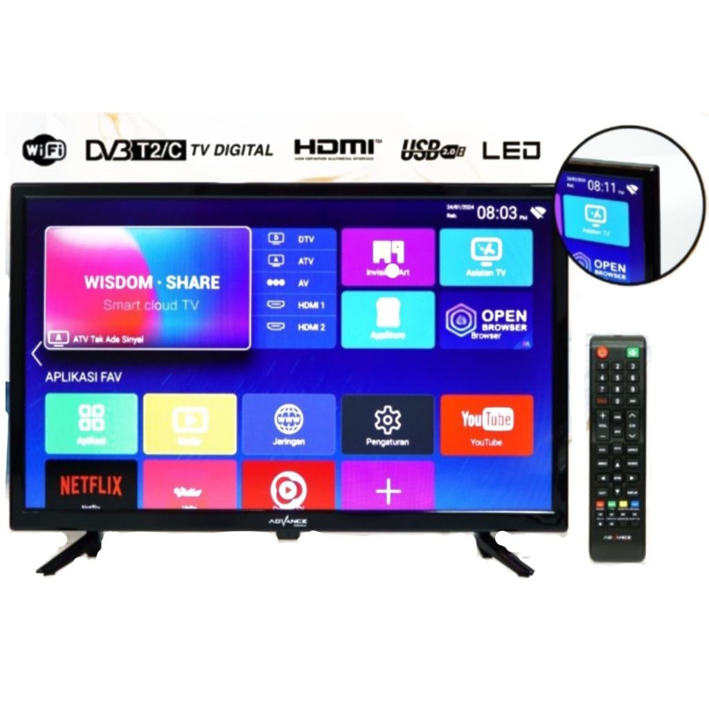 tv advance 24inch