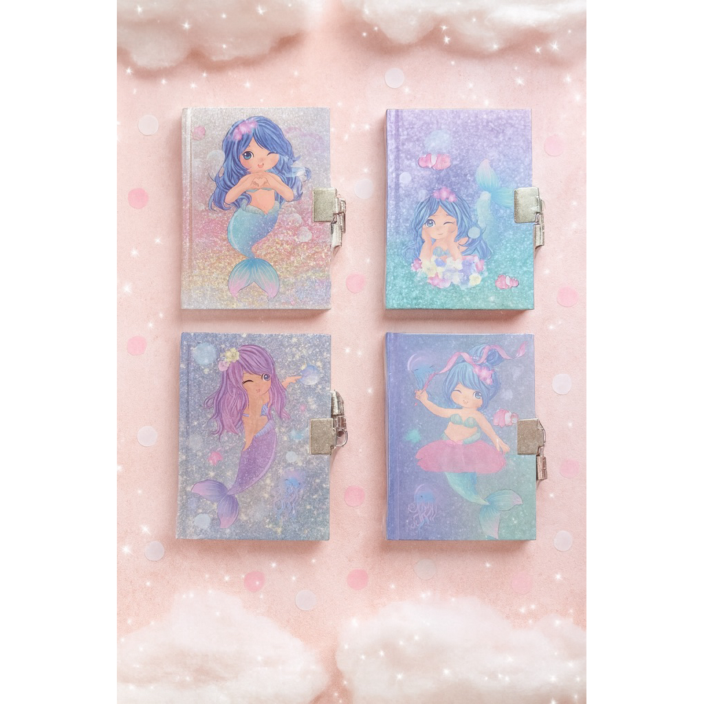 DIARY MIKIREI GAMBAR PUTRI DUYUNG KUNCI UKURAN A6