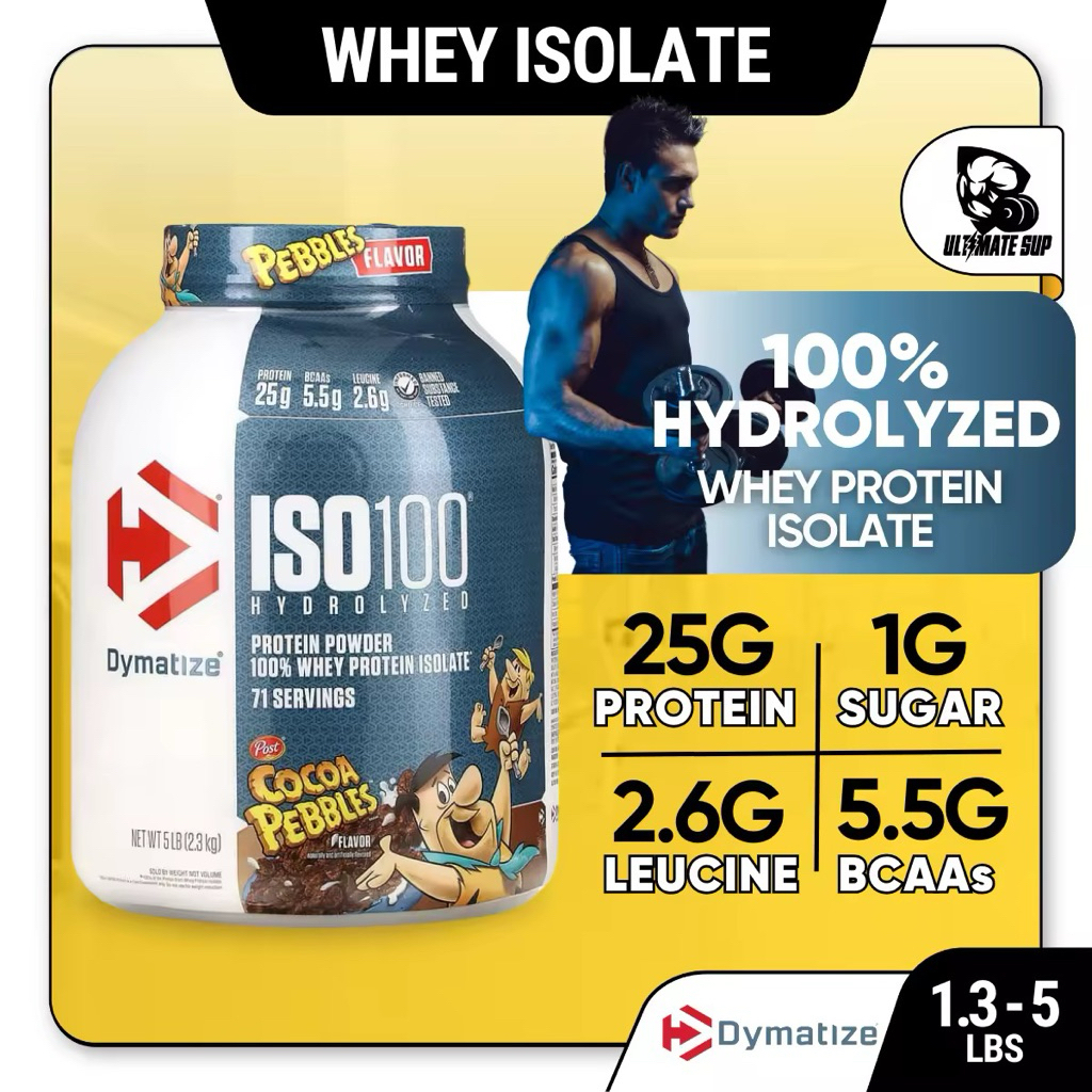 Dymatize Nutrition ISO 100 Hydrolyzed Protein Powder 5lb