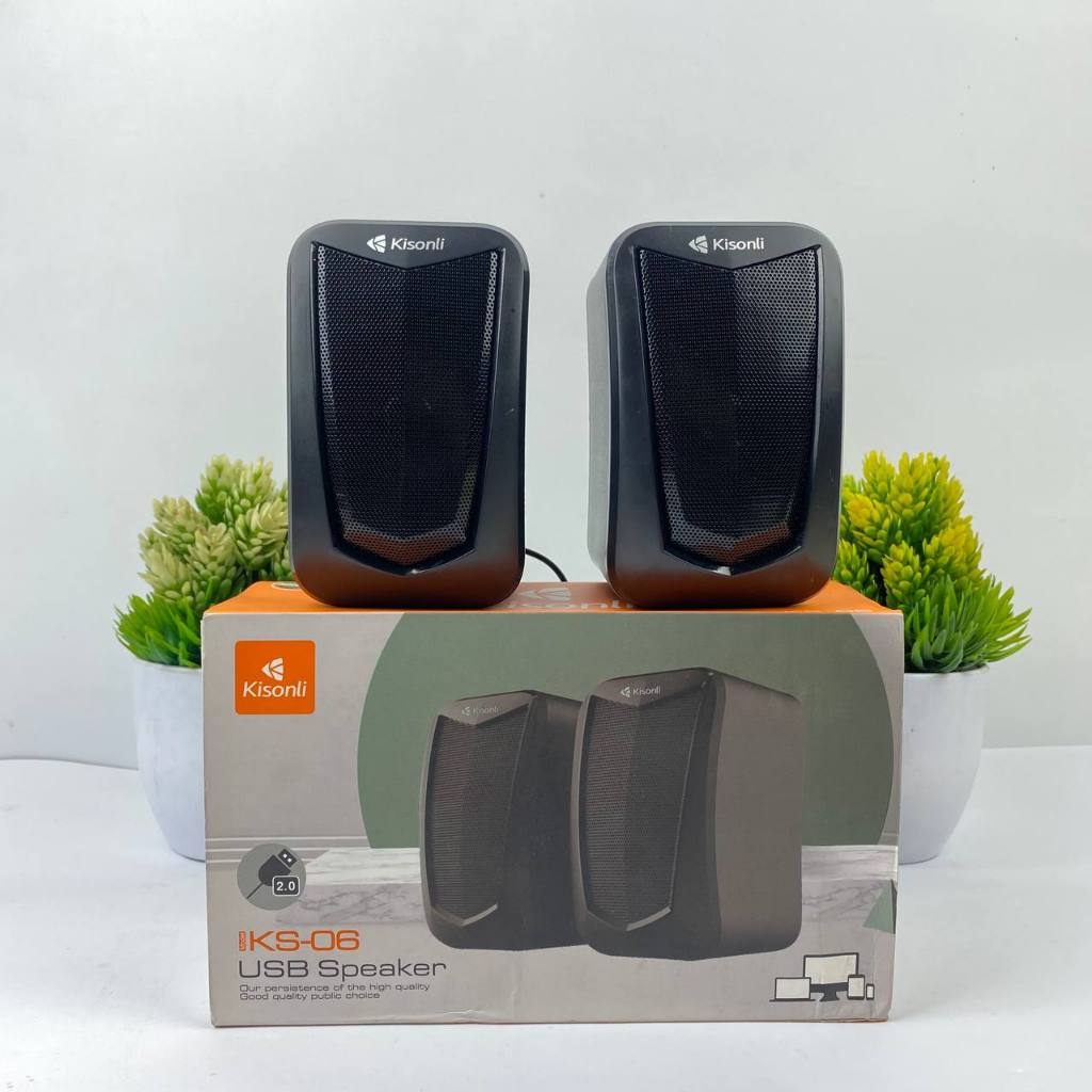 SPEAKER SPEKER SPIKER USB LAPTOP KISONLI IKS-06 2 INCH STEREO BASS