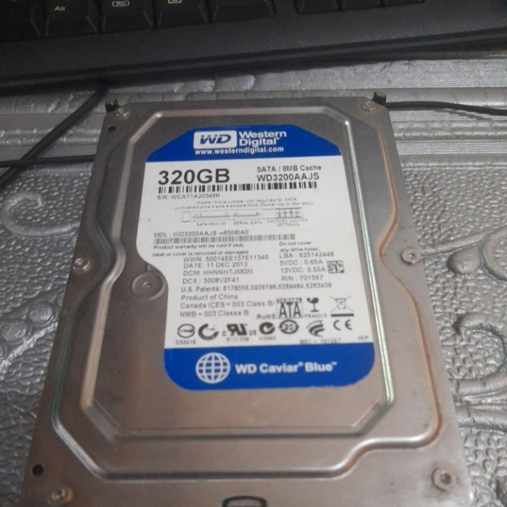 Hardisk 320Gb untuk pc isi windows