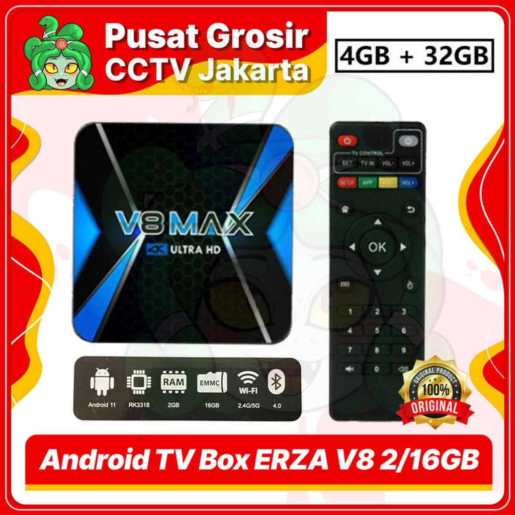 Erza Android TV Box V8 Max 2 GB + 16 GB WIFI