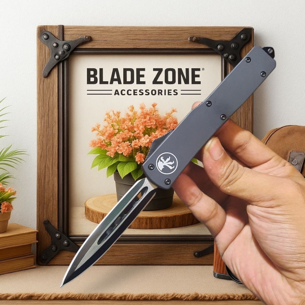 Pisau Survival Outdoor Microtech Blacked Solid Steel / Pisau Tactical / Survival Kit