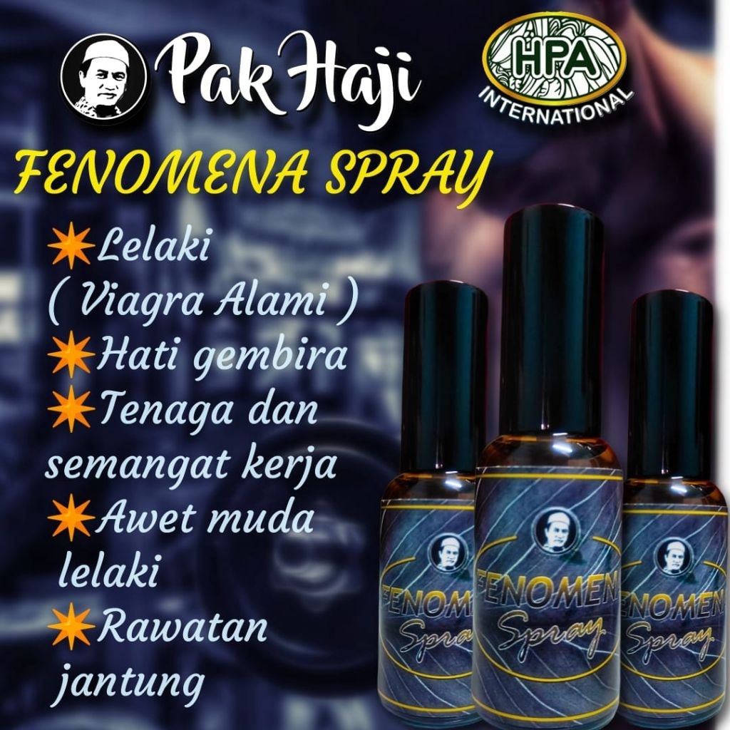 PROMO FENOMENA SPRAY HPA PAK HAJI ORIGINAL KEMASAN MALAYSIA