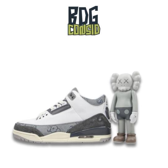 Sepatu Sneakers Air Jordan 3 Retro X Kaws - BDGCONSID