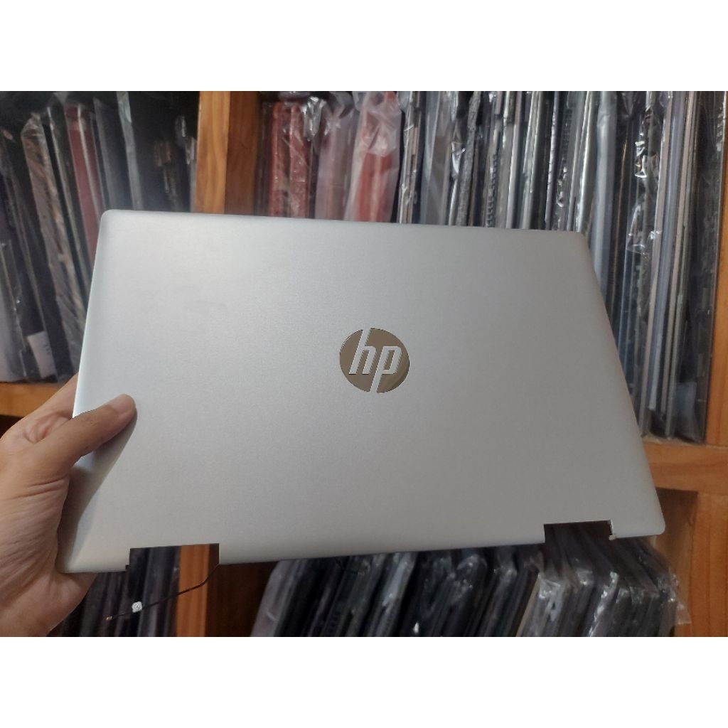 Top Case HP Casing Atas LCD HP Pavilion X360 LAPTOP 2 IN 1 N09941-001 Silver Grade A Second Original