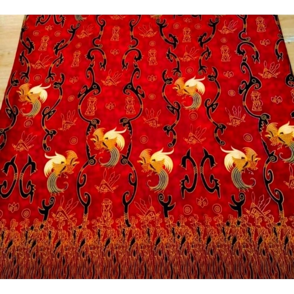 Kain Batik Katun Premium Motif Cendrawasih Papua